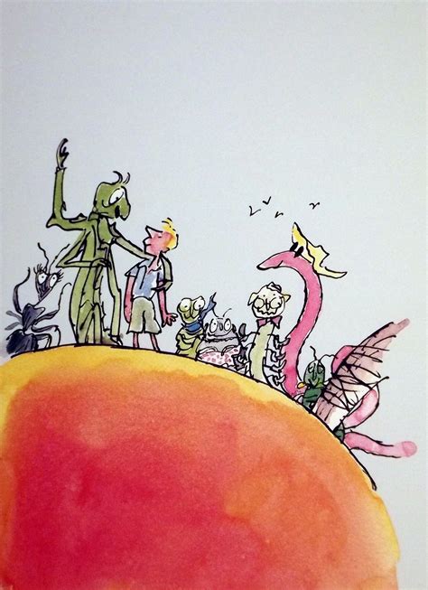 Roald Dahl image, framed and mounted print: 18 x 14 inches framed price €49. James and the Giant ...