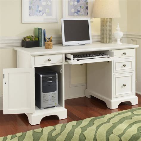 Home Styles Naples Computer Desk with Keyboard Tray | Office desk for sale, Cheap office ...