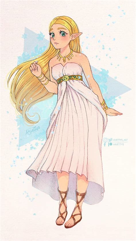 Princess Zelda BOTW Official Art