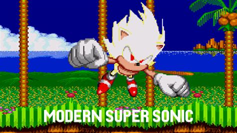 Modern Super Sonic The Hedgehog