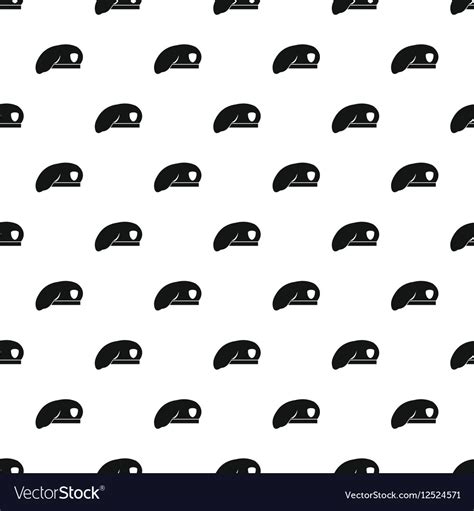 Military beret pattern simple style Royalty Free Vector