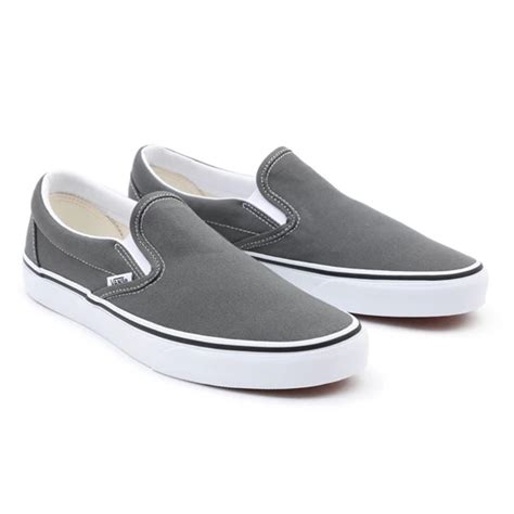 Canvas Classic Slip-On Shoes | Grey | Vans