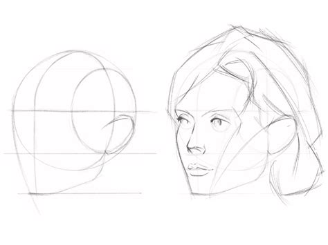 Loomis Method: Draw a Head From Any Angle