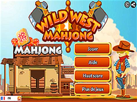 Wild West Mahjong - Un des jeux en ligne gratuit sur Jeux-jeu.fr