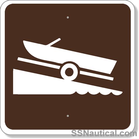 Boat Ramp - 24x24 Marine Sign