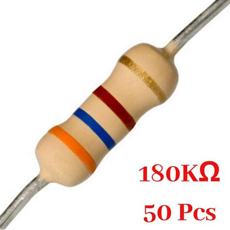 50 Pcs- 180k Ohm Resistor Price in Pakistan - View Latest Collection of Bats