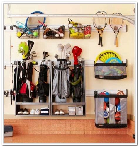 golf bag storage rack - Google-søgning | Storage room organization, Ball storage, Storage and ...