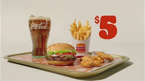 Burger King Commercial 2023 - (USA) • $5 Your Way Meal - YouTube