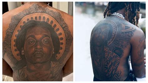 Offset back tattoo - The Sauce