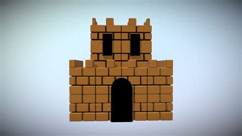 Castle Small (Super Mario Bros) - Download Free 3D model by Yanez ...