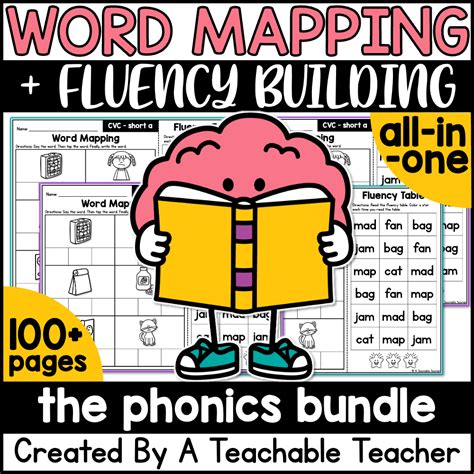 Word Mapping Worksheets - Phonics Bundle - A Teachable Teacher