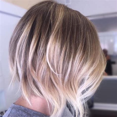 Ash Blonde Platinum Ombre Short Hair - What's New