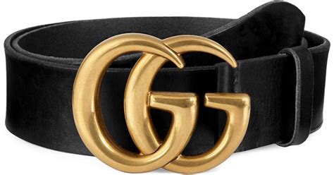 Black And Gold Gucci Belt Womens | Paul Smith