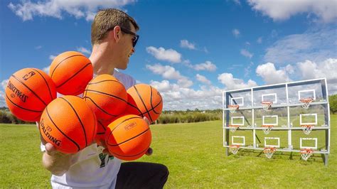 EPIC MINI BASKETBALL TRICK SHOTS! - YouTube