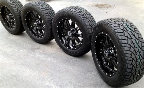 Purchase 20" Black Wheels & Tires Dodge Truck, Ram 1500, 20x9 Gloss ...