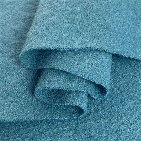 Fabric Luxury 100% Boiled Wool Fabric Material MID GREY omnispv.com