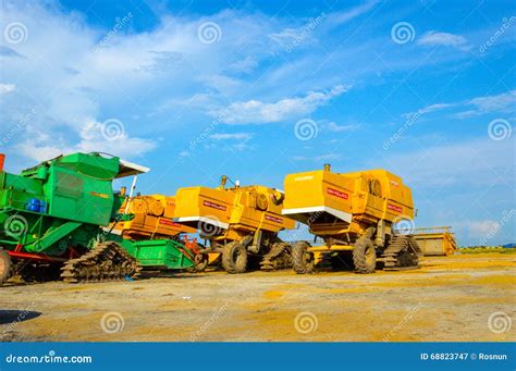 Modern farming equipment. editorial photography. Image of outdoor ...