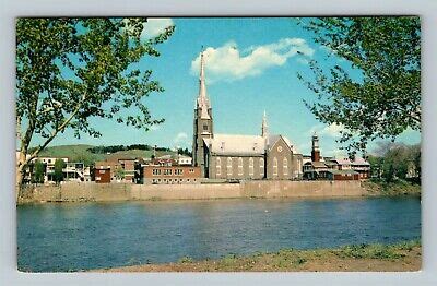 Sainte-Marie QC, Church, Chrome Quebec Canada Postcard | eBay