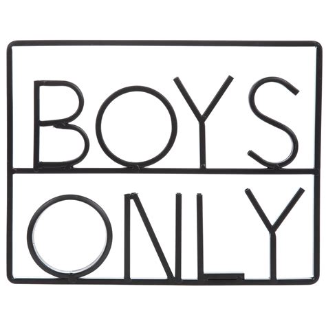 Boys Only Metal Wall Decor | Hobby Lobby | 1798842