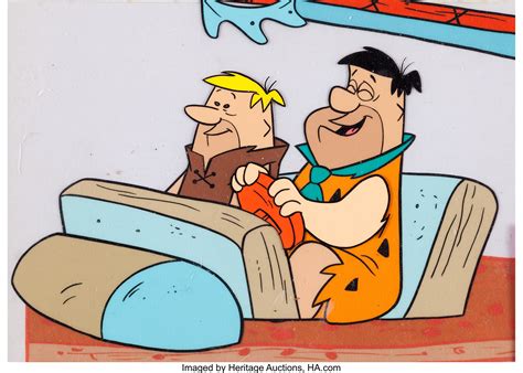 The Flintstones Fred and Barney Production Cel Setup | Lot #96061 | Heritage Auctions