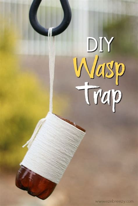 DIY Wasp Trap: All-Natural Solution Wasp Trap Diy, Wasp Traps, Get Rid Of Wasps, Bees And Wasps ...