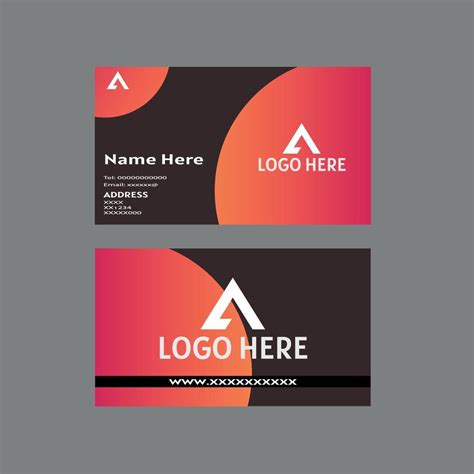 modern business card design templates 22432881 Vector Art at Vecteezy