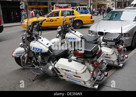 NYPD motorcycles in NYC Stock Photo: 24835570 - Alamy