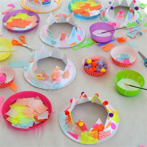 Paper Plate Party Hats | Paper plates party, Party hat craft, Hat crafts