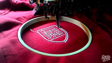 Embroidery Logo Process - YouTube