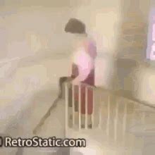 Grandma Falling GIF - Grandma Falling Stairs - Discover & Share GIFs