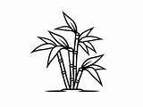 Printable Bamboo To Color  Coloring Page sketch template