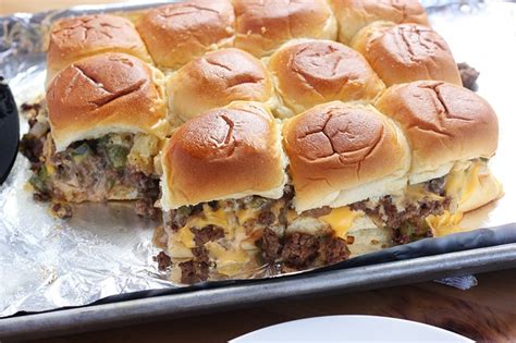 Philly Cheesesteak Sliders with Ground Beef - One Sweet Appetite