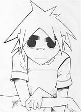 M/gorillaz Noodle Coloring Pages sketch template