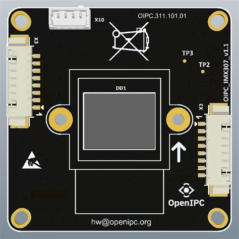 Sony IMX307 38x38 module for OpenIPC board