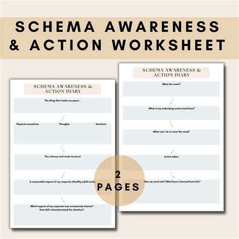 Unlock Personal Growth with Schema Therapy Worksheets | Transformative Self-Discovery Tools