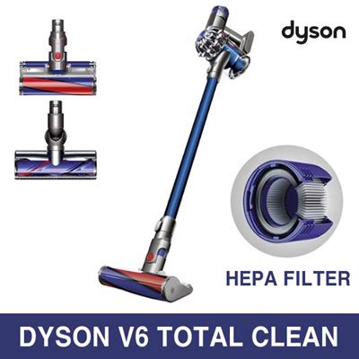 Qoo10 - Dyson V6 Total Clean Bagless Cordless Vacuum - HEPA Filter ...