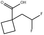 1-(2,2-DIFLUOROETHYL)CYCLOBUTANE-1-CARBOXYLIC ACID(1529329-33-6) 1H NMR ...