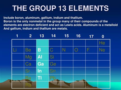 PPT - THE GROUP 13 ELEMENTS PowerPoint Presentation, free download - ID:1129329