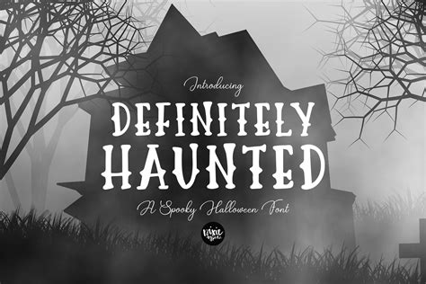 DEFINITELY HAUNTED Halloween Font By Blush Font Co. | TheHungryJPEG