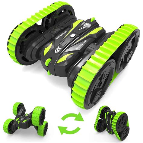 RC Stunt Car Off-Road 4WD Dual Function 2 in 1- 360 Degree Flip, Caterpillar, High Speed ...