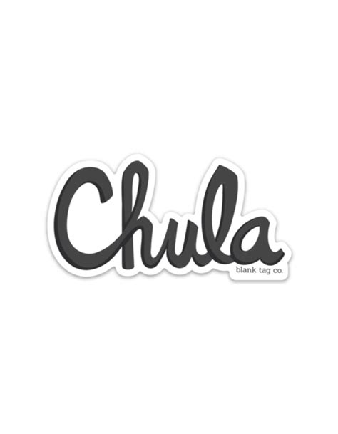 Chula Sticker - BLACK/WHITE | Tillys