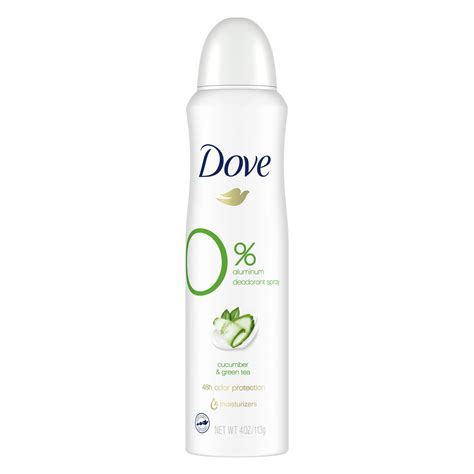 Dove Deodorant Spray - Cucumber & Green Tea - Shop Deodorant ...