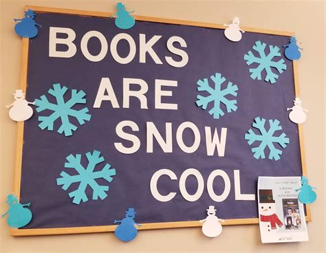 Library winter themed bulletin board | Winter theme, Bulletin boards, Theme