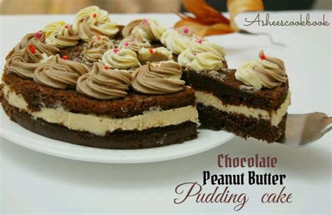 Chocolate Peanut Butter Pudding Cake Recipe | Ashee's CookBook