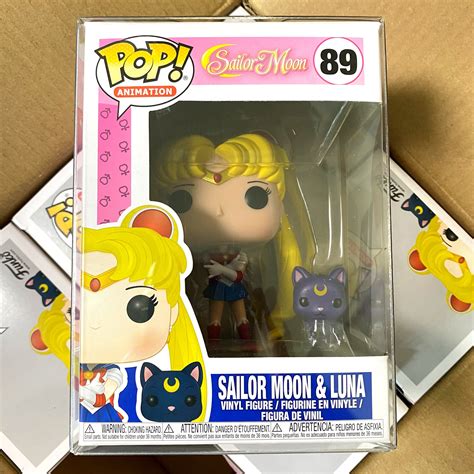 Anime Funko Pop! Sailor Moon & Luna #89 Vinyl Figure Bundle with ...