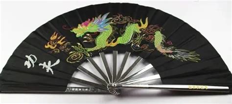 9colors Stainless steel tai chi kung fu fan Exercising fan Martial arts plastic bone performance ...