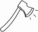 Hatchet Coloring Pages  ClipArt Best sketch template