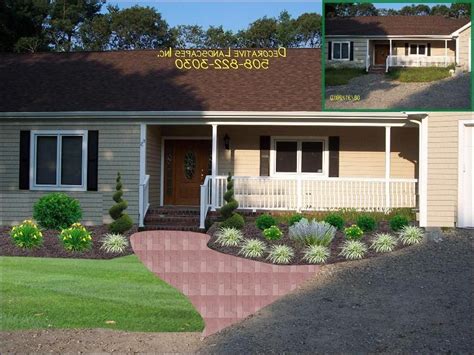 Ranch Style House Landscape Design Ideas ~ Ranch Landscaping House Style Front Homes Curb Appeal ...