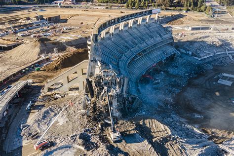 1969-Present on Twitter: "The demolished ruins of Qualcomm Stadium"