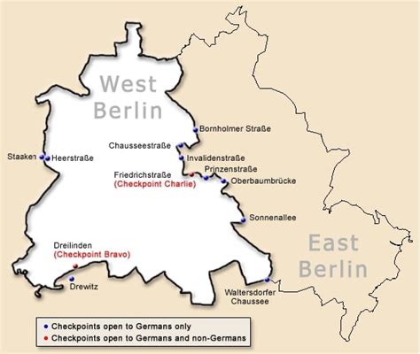 Berlin Wall Map